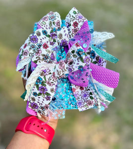 Purple Floral Glam Sets