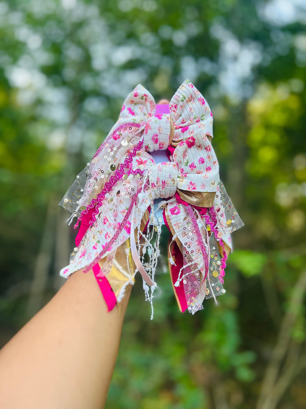 Pink Floral Glam sailor sets XL