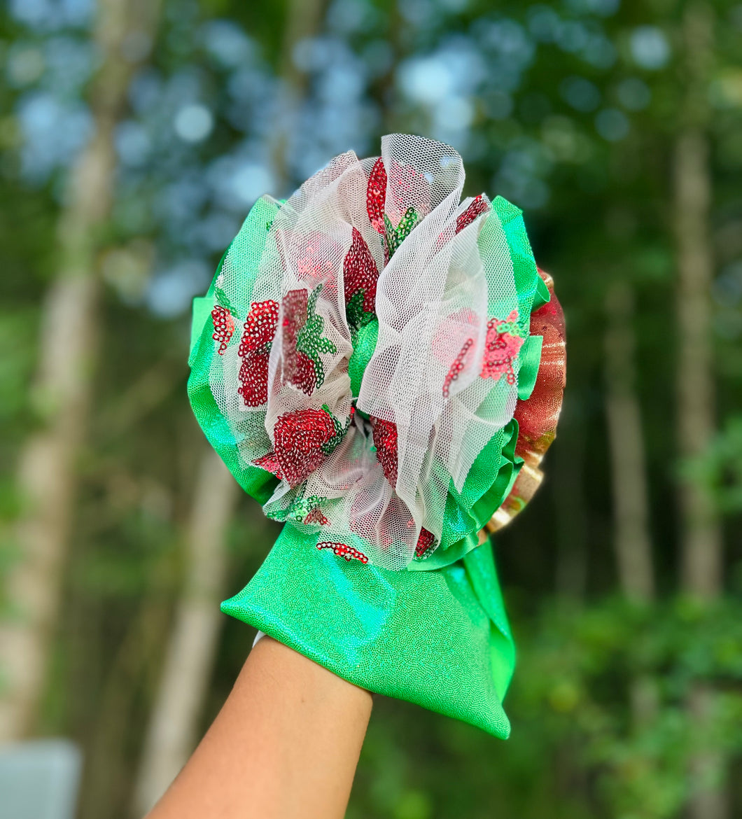 Berry ruffle   (Please add notes clip or wrap)